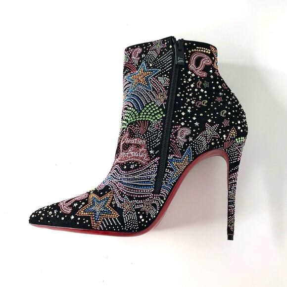 Christian Louboutin So Kate Starlight Crystals Studded Limited Edition Booty 40 - Picture 7 of 13